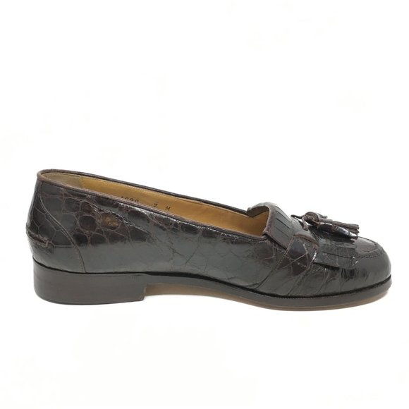 Bragano Cole Haan Loafers Shoes Size 7 Alligator